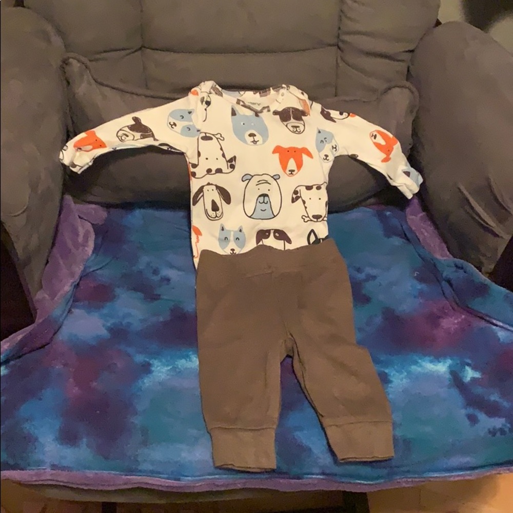 Carters 3 months onesie and pants